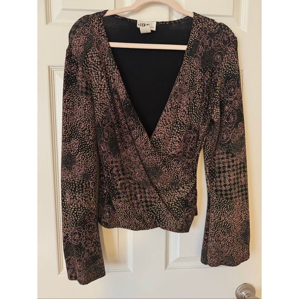 Vintage bell sleeve wrap top